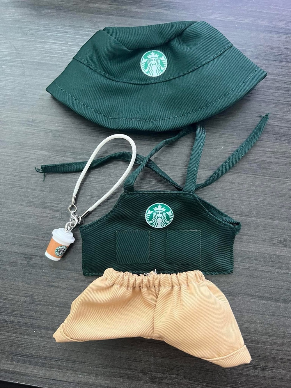Labubu Starbucks Set Barista Outfit